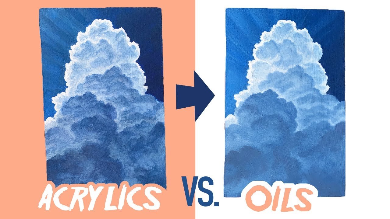 acrylic vs oil painting