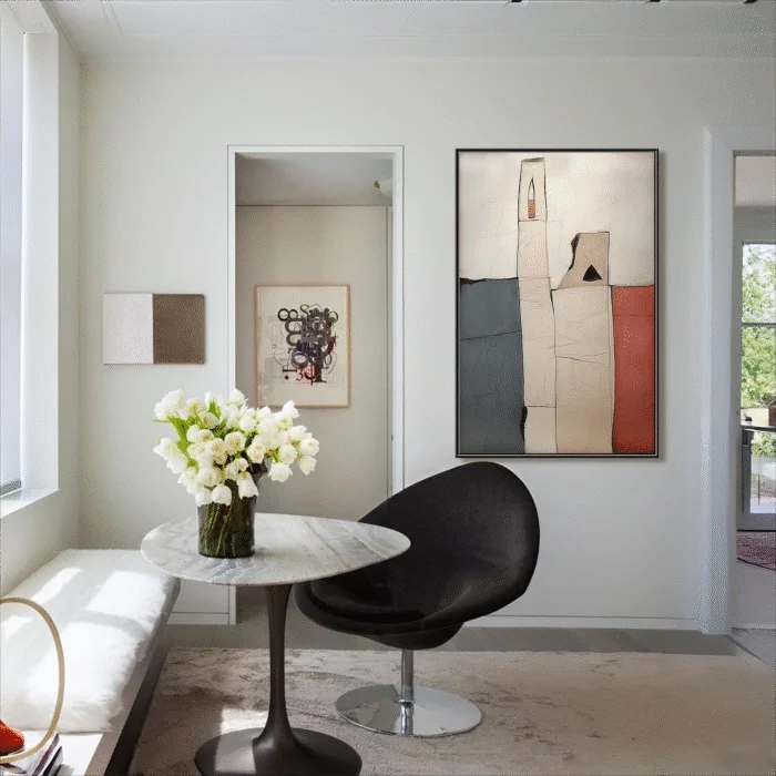 Modern Living Room Abstract Art