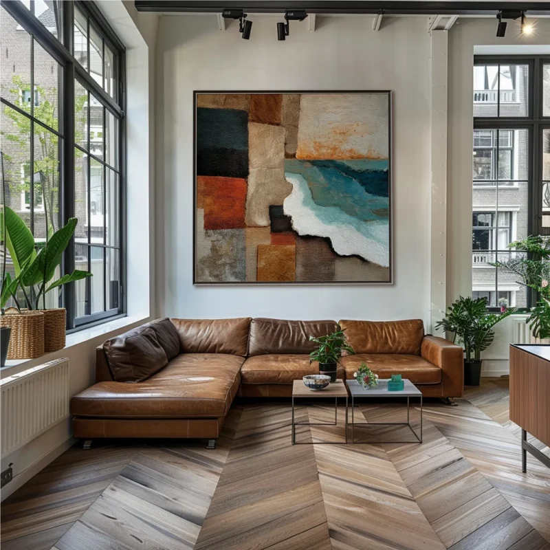 Textured Landscape Farmhouse Decor