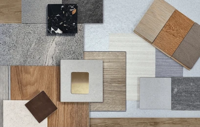 Custom art color matching with fabric swatches