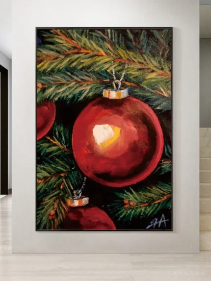 The Red Christmas Bauble