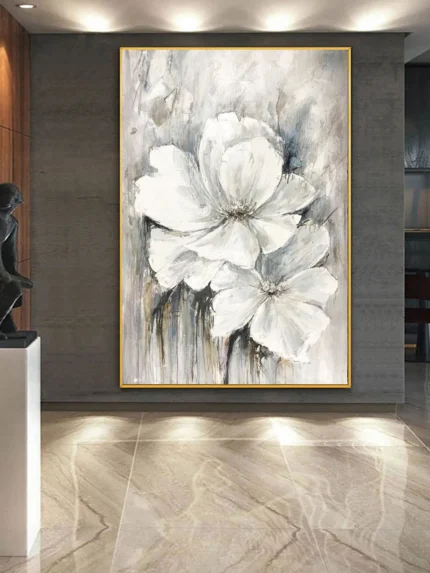 Melancholic White Flowers