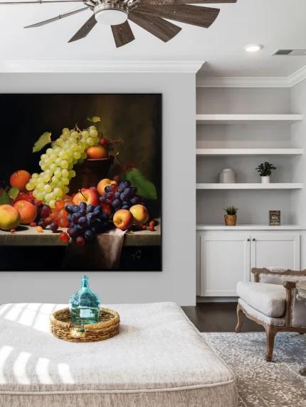 Collection of Grapes and Apples