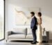 Homeowners using an acoustic art buying guide to choose decorative sound panels.